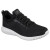 斯凯奇（Skechers）男鞋休闲鞋运动低帮缓震轻质防滑日常百搭织物透气健步徒步 BLACK 7=39.5码