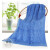 卢太太婴儿浴巾棉纱布超吸水成人男女卡通包裹新生儿盖毯洗澡大毛巾 蓝色兔头浴巾140x70cm
