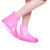 螺客岩（Locroyon）防雨鞋套  成人夏季防水防滑防雨鞋加厚耐磨雨具雨靴套一次性透明鞋套  LKY-611/白色-S