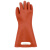 Brange12KV绝缘手套(手型) 接线维修电工用橡胶手套舒适型均码红棕色可定制-单位：双