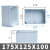 AG透明防水盒户外接线盒室外防水ABS塑料密封盒监控防水盒新料 175*125*100透明