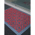 酒店门口地垫进门室外商用防滑塑料蹭土脚垫入户门垫门前除尘地毯 新升级加粗加密单刷红块红刷 45*45cm