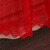 桂其诗大红婚庆全包床头柜罩套夹棉公主蕾丝花边防尘罩床头柜盖布小台布 心相随-大红[一只装] 40*40cm尺寸适用