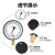 红旗（HONGQi）YB-150精密压力表 径向精度0.4级0-0.25mpa气压表水压表液压燃气表	