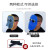 电焊面罩护脸焊工防护眼镜头戴式护目氩弧焊接二保焊烧电焊机牛皮 灰镜3个不含面罩