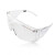 霍尼韦尔（Honeywell）100001亚洲款访客眼镜加强防刮擦防冲击 透明镜框透明镜片定做3副