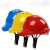瑞恒柏abs安全帽国标工地施工程建筑透气加厚夏季玻璃钢头帽盔工人定制 玻钢型烤漆ABS) 红色