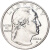 美国25美分硬币 2022-2023年杰出女性系列华盛顿头像纪念币 全新 第一枚 玛雅·安杰卢 单枚