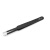 驼铃纵横 JGL039 不锈钢镊子 精密炭黑平头尖头维修工具 黑色ESD （普通1.5mm厚）ESD-12 