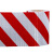 沸耐笙 FNS-24820 红白斜纹反光警示贴 5cm宽*25m长 1卷