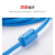 触摸屏与 S7-200系列PLC通讯连接线TPC-S7200 TPC-S7-200(9针母头-9孔)镀金蓝 镀金 5m