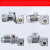 NMRV涡轮蜗杆减速机带电机铝壳三相380两相220单相调速定速变速机 RV63配0.55电机