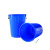 卫洋 WYS-200 圆桶塑料水桶蓄水桶 圆柱带盖加厚储水桶 酒店厨房工业环卫物业垃圾桶 发酵桶容器 50升带盖