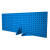 多功能工作台挂板移动工具架洞洞板方孔板金属物料展示架 1800450mm方孔蓝三角架