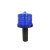 筑采（ZHUCAI）太阳能警示灯LED信号灯 蓝色可手持式 1个价