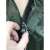 单人雨衣男女通用墨绿色便携式武汉分体雨衣户外运动垂钓雨披工业品 L 165/88