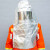劳卫士 消防隔热服LWS-008 防辐射热500度 分体式带背囊 银色 1套