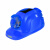 柯瑞柯林HT-06MF16000-B太阳能充电带灯五档调节六风扇工地安全帽液晶显示屏蓝色1顶装