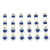 蓝白可调电阻器卧式立式可变10K 1K2K1M 20/50 100欧500 102 203 立式 10K(103)蓝白可调电阻10个
