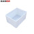 英达斯贝克 中大号物流周转箱塑料长方形储物料盒整理胶框超大型加厚仪表箱 3#仪表箱-蓝 520*370*170mm