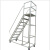 适用登高梯移动平台梯子车间登高车带轮可拆卸超市仓库理货梯子可定制 1.2米登高梯