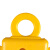 俱威  便携式塑料伸缩护栏移动折叠可携带防护栏施工围栏隔离带 AF-1230B 黄色（一个价）