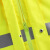 飞尔（FLYER）反光雨衣套装 300D牛津布PU涂层反光雨衣 分体雨衣【荧光黄 XXXXL码】