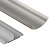 纳仕徳 FJ109 铝合金半圆弧形线槽明装地面防踩线槽自粘 8号（放12根网线）1米
