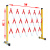 康迪普 可移动伸缩围栏玻璃钢管式安全电力施工绝缘围栏折叠安全隔离护栏 1.2*5米国标