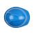 梅思安（MSA）10146615 豪华PE蓝色安全帽一指键帽衬针织布吸汗带D型下颌带  1顶 