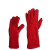 代尔塔（DELTAPLUS） 205515 防护手套 隔热焊工防火阻燃劳保手套 红色12副/打