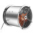 藤原（fujiwara）不锈钢轴流风机工业排风扇耐高温厨房强力音静管道抽风排气扇 高速304不锈钢3-2-200-220V 外