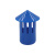 新款中央空调排水管透气帽25冷凝水管PVC排气冒吊码吊杆插卡通气 25空调透气帽蓝色1000个