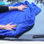 厚创 洗车毛巾擦车布汽车用品吸水厚纤维抹布大毛巾60*160cm 宝蓝色1条装