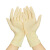 千级一次性乳胶手套 电子厂无尘车间米黄色净化乳胶手套定制 S 米黄色光面-普通【50双/袋】