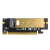适用于NVME M2转PCIE16X高速扩展扩展卡PCI-E转M2转接卡NGFF SSD PCIE4X8X16X转nvme迷你版