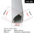 艾思欧 PVC墙角线槽 明装直角隐形阴角三角扇形走线槽 白色滑盖款宽1.4cm 1米/根【五根装】 ASOL0005