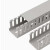 精邦 PVC线槽配电柜箱走线槽明装塑料工业阻燃线槽电线明线线槽理线器 40*60  2米