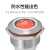 谷利 金属指示灯 LED 防水报警信号灯 配电箱指示 220V（红色） 开孔6mm
