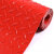 小拾哥 pvc塑料地垫 防水防滑地垫塑料垫网格地垫地毯 加密加厚款 绿色5.0厚2.0m*1m
