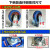 平板车轮子4寸音静塑料手推车脚轮小拖车5寸橡胶轮搬运轱辘万向轮 5寸定向轮蓝弹1轮