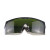 电焊眼镜焊工专用激光防镜护目镜墨镜保睛男工地焊接 防激光款护目镜墨绿色+镜布