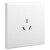 罗格朗 LEGRAND 开关插座面板 简悦系列 10A三孔 陶瓷白F6R/426/10S(定制)