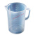 塑料烧杯  5000ml毫升塑料量杯 量筒 烧杯 带刻度 容量瓶 5L量杯JYH 2500ml带盖量杯(粉色盖子)