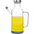 爱普登调料盒厨房用品油罐大油壶玻璃油瓶家用调料罐子酱油醋调料瓶YJ （不锈钢盖）550ml大容量耐热油D