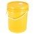 食品级加厚塑料桶涂料桶化工桶塑料油墨桶塑胶桶带盖20升35kg25l 5L透明加厚款2个装