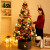 阡囤圣诞树家用2023新款大型加密发光感圣诞节套餐儿童装饰品摆件 星河蓝-1.5米-豪华套餐(树+装6