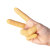 谋福 CNMF 166 乳胶手指套  一次性无尘电子元件车间指套 防滑工业防尘（约900只)   米黄色 均码 