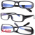 迈恻亦电焊眼镜自动变光太阳能防护护目镜烧焊氩弧焊焊接 颜色随机 精装(送镜盒+镜布) 平