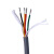 适用高柔弹性拖链耐折软护套电缆TRVV 0.2机器人多芯控制信号线电源线 高柔拖链电缆5芯0.2（100米
